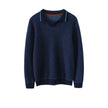 Men Design Fashion Sweater Winter Warm Luxury 100% Cashmere Pullover Men  High Street  Turn-down Collar  Computer Knitted