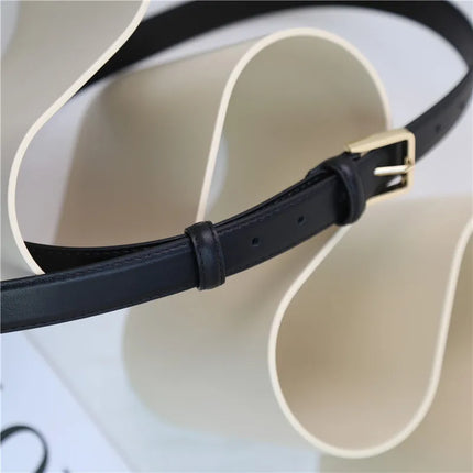 Men's and women's models, retro and old hardware, gold and silver, soft calfskin belt, belt