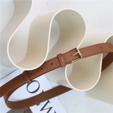 Men's and women's models, retro and old hardware, gold and silver, soft calfskin belt, belt