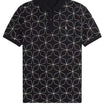 Men's new summer breathable lapel POLO casual T-shirt printed polo shirt