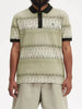 Men's new summer breathable lapel POLO casual T-shirt printed polo shirt