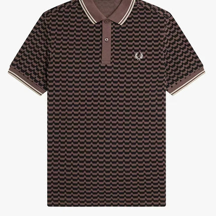 Men's new summer breathable lapel POLO casual T-shirt printed polo shirt