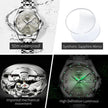 OUPINKE Women's Watches Elegant Luxury Original Automatic Mechanical Wristwatch for Ladies Waterproof Luminous Date Sapphire New