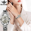OUPINKE Women's Watches Elegant Luxury Original Automatic Mechanical Wristwatch for Ladies Waterproof Luminous Date Sapphire New