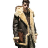 Retro Pilot Genuine Leather Jacket Sheepskin and Fur Men's Coat Real Leather Fur 26mm Thickened 2022 Winter Shearling Overcoat