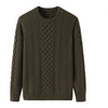 Winter Men Sweater 100% Cashmere Warm Pullover Thick Men Clothing  Smart Casual  Business O-Neck  Computer Knitted