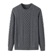 Winter Men Sweater 100% Cashmere Warm Pullover Thick Men Clothing  Smart Casual  Business O-Neck  Computer Knitted