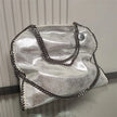 Stella New Women's Bag McCartney PVC Fabric Chain Bag European and American Fashion One Shoulder Oblique Straddle Handheld Tote