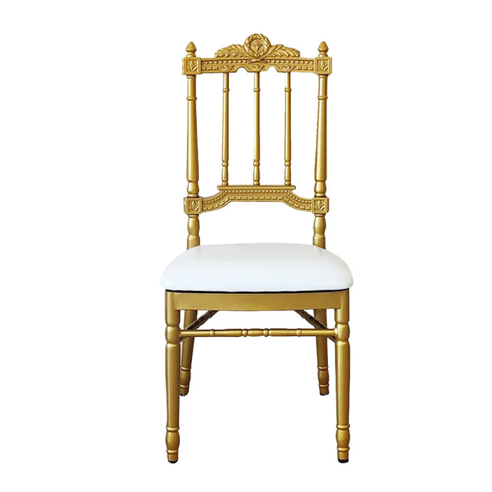 Luxury Wholesale Party Napoleon Metal Iron Wedding Metal Tiffany Chair Banquet Dining Hotel Chairs