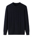 Winter Men Sweater 100% Cashmere Warm Pullover Thick Men Clothing  Smart Casual  Business O-Neck  Computer Knitted