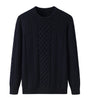 Winter Men Sweater 100% Cashmere Warm Pullover Thick Men Clothing  Smart Casual  Business O-Neck  Computer Knitted