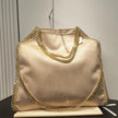 Stella New Women's Bag McCartney PVC Fabric Chain Bag European and American Fashion One Shoulder Oblique Straddle Handheld Tote