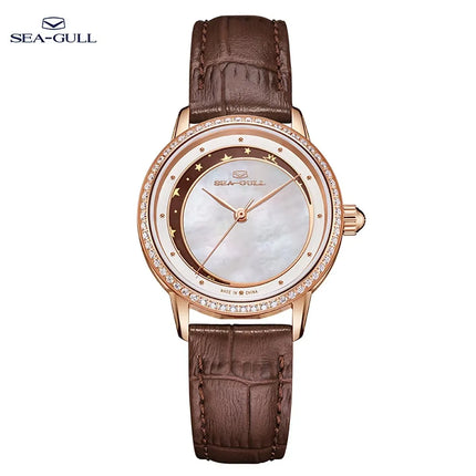 Seagull Womens Watches Top Brand Luxury Waterproof Watch Fashion Ladies Stainless Steel Wristwatch Casual Clock Reloj Mujer 1132