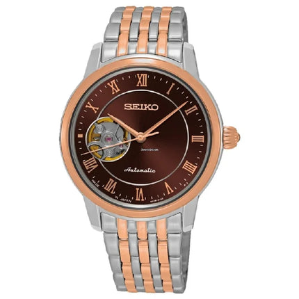 Seiko Ladies Automatic Mechanical Watch Presage Series Japanese Original Leisure Watch 10 Bar Waterproof Multi-functional Watch