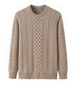Winter Men Sweater 100% Cashmere Warm Pullover Thick Men Clothing  Smart Casual  Business O-Neck  Computer Knitted