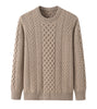 Winter Men Sweater 100% Cashmere Warm Pullover Thick Men Clothing  Smart Casual  Business O-Neck  Computer Knitted