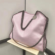 Stella New Women's Bag McCartney PVC Fabric Chain Bag European and American Fashion One Shoulder Oblique Straddle Handheld Tote