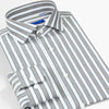 Smart Five Windsor Collar Dress Shirts Men Slim Fit Long Sleeve Cotton Striped Shirts Man Office Formal Camisa Masculina