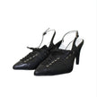 Strappy Silver Elegant High Heels Elegant Retro Design Pointed Toe Pumps Women Stiletto Sandals Sandalias Mujer Verano