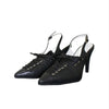 Strappy Silver Elegant High Heels Elegant Retro Design Pointed Toe Pumps Women Stiletto Sandals Sandalias Mujer Verano