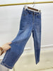 Women's Casual Jeans Cotton Stretch Small Pants full-Length Denim Trousers High Quality 24