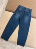 Women's High-Waisted Jeans, New Fashion, Straight Leg Pants, Female Clothing, 2024 B * C