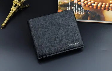 by dhl or ems 50pcs Designer Brand Men Wallet Short Genuine Leather Wallet Slim Pocket Wallet Pusre